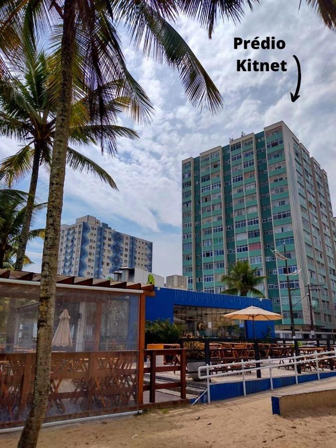 Kitnet pé na areia- Guilhermina Praia Grande  Esterno foto